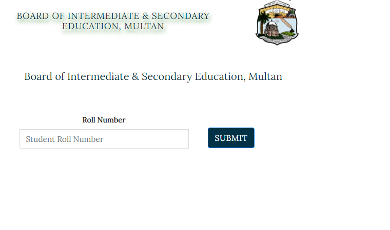 10th Class Result 2022 Bise Multan board by Roll Number and Name
